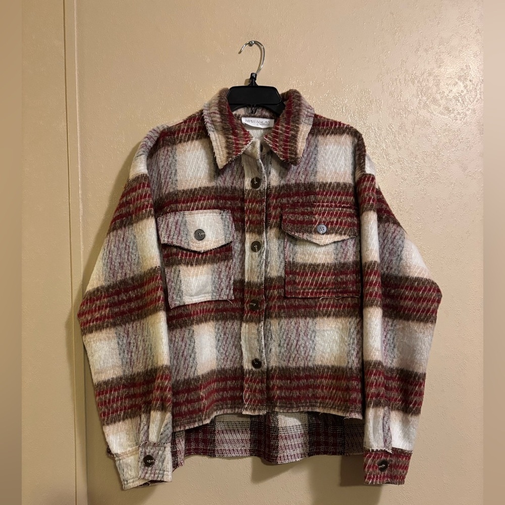 NWT Impressions Cozy Cottage Shacket sz S